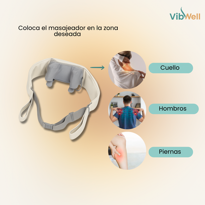 Masajeador Cervical y de Espalda con Calor - Tu alivio diario al estrés muscular