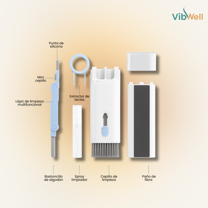Kit de Limpieza 7 en 1 para Dispositivos - Mantén tus gadgets como nuevos