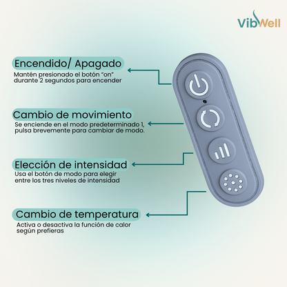 Masajeador Cervical y de Espalda con Calor - Tu alivio diario al estrés muscular