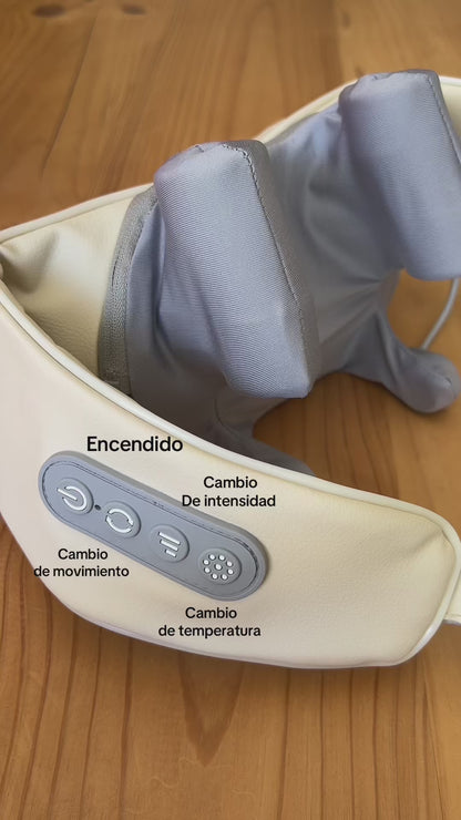 Masajeador Cervical y de Espalda con Calor - Tu alivio diario al estrés muscular